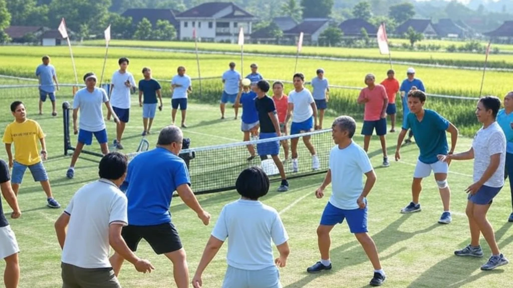 Pickleball: Olahraga Baru yang Memikat Masyarakat Desa di Indonesia