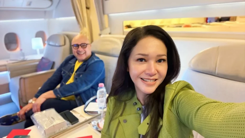 Maia Estianty Berangkat ke Eropa Usai Akad Nikah Putranya