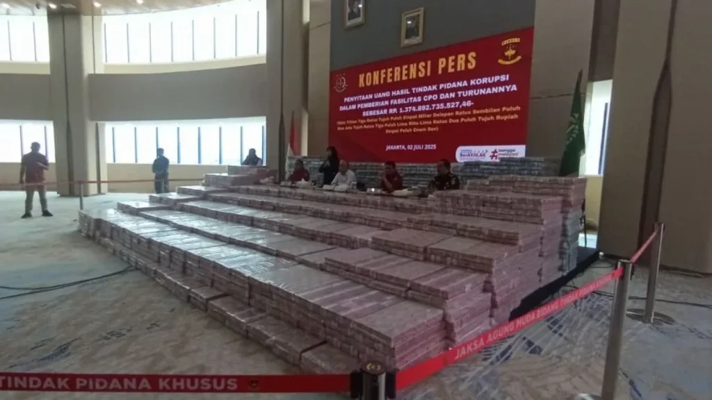 Kejaksaan Agung Sita Rp 1,37 Triliun dari Korporasi CPO Terlibat Kasus Korupsi