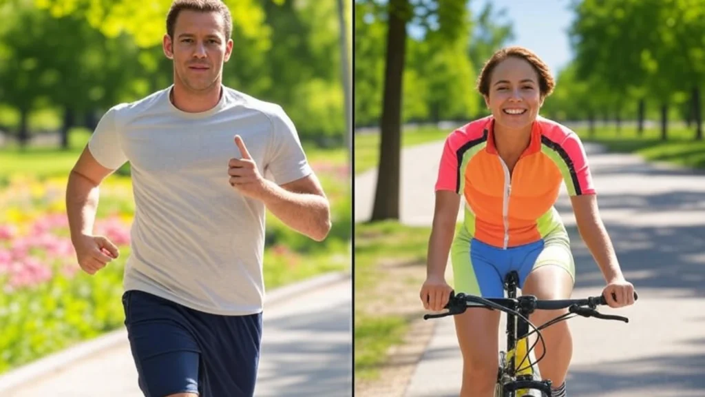 Jogging vs Bersepeda: Mana yang Lebih Efektif Membakar Kalori?